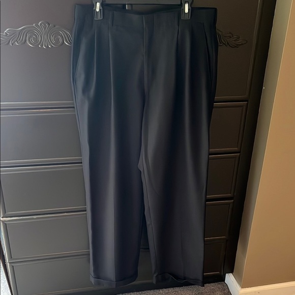 Haggar Classic Black Men's Dress Pants - Picture 1 of 5